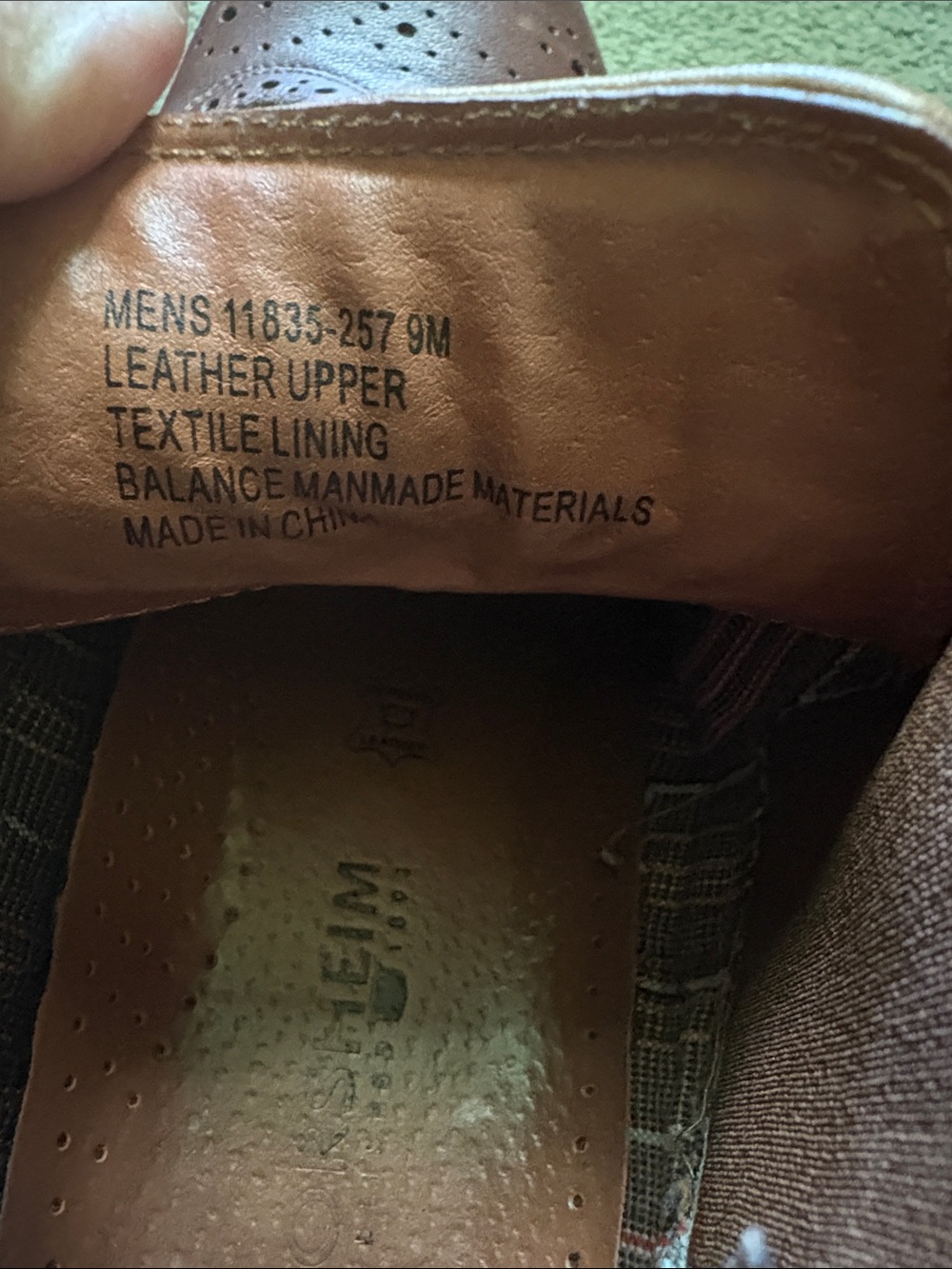 Florsheim Leather Wingtip Chelsea Boots - Picture 6 of 6